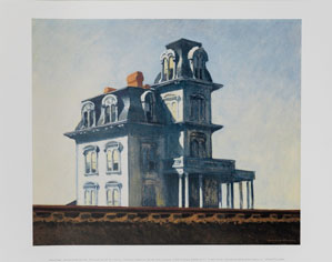 Stampa Edward Hopper, House by the Railroad (1925)