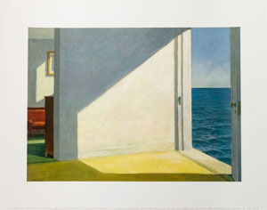 Edward Hopper poster print, Rooms By The Sea (1951)