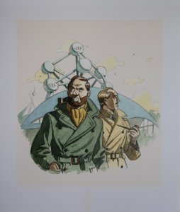 Affiche Juillard, Atomium 58