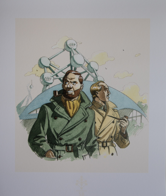 André Juillard Art print, Atomium 58