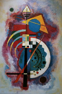 Vassily Kandinsky print, Hommage à Grohmann, 1926