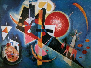 Vassily Kandinsky print, Im Blau, 1925