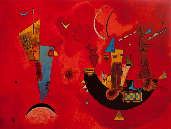 Affiche Kandinsky : Pour et contre, 1929