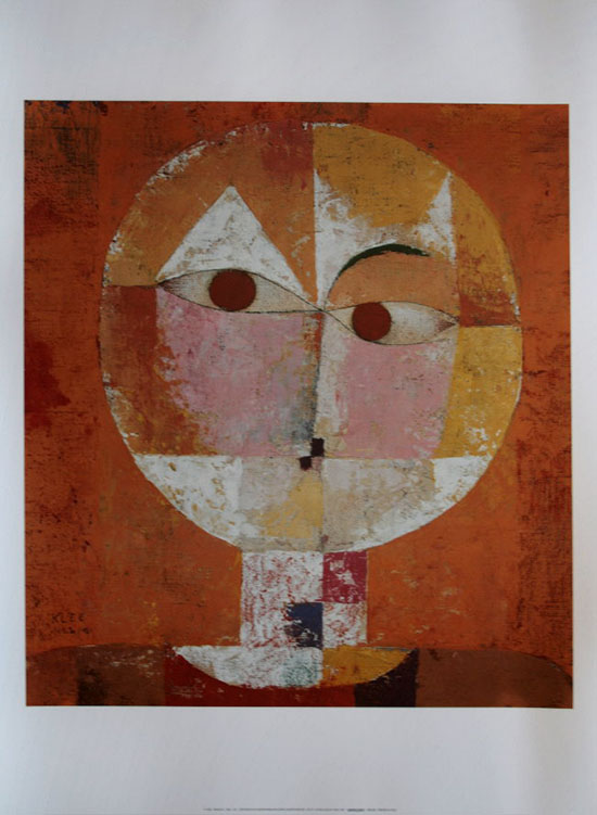 Paul Klee poster, Senecio, 1922