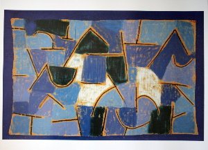 Lámina Paul Klee, Noche azul, 1937
