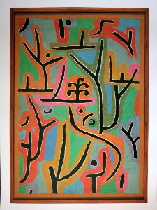Affiche Paul Klee, Parc près de Lu, 1938
