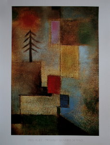 Affiche Paul Klee, Petit cadre de pin, 1922