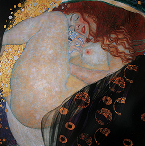 Gustav Klimt poster, Danaé, 1908