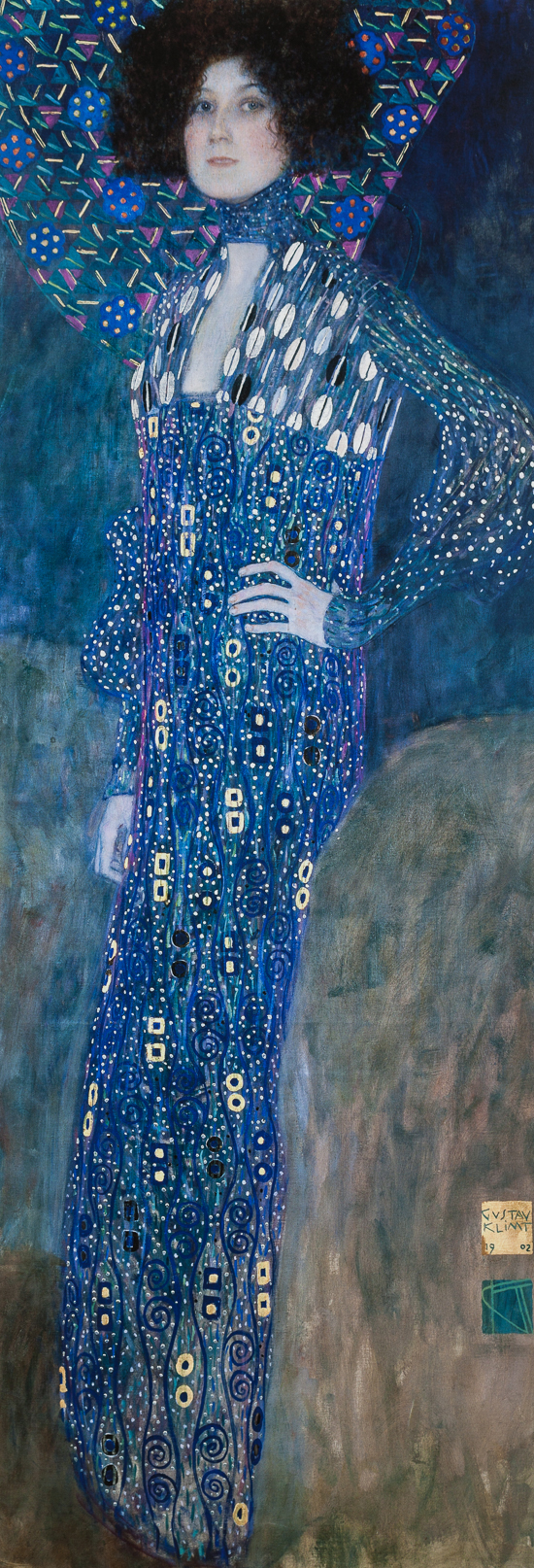 Gustav Klimt poster print, Emilie Flöge