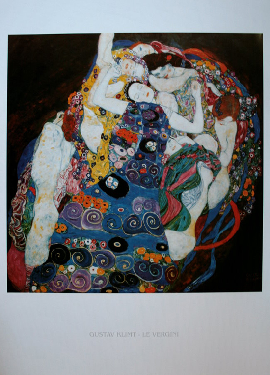Gustav Klimt poster print, The virgin, 1912
