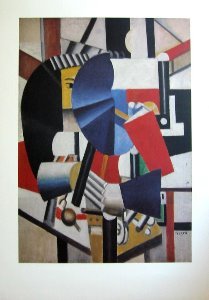 Affiche Fernand Léger, La femme au miroir