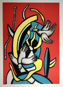 Litografìa Fernand Léger, Les Oiseaux