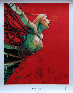 Emmanuel Lepage Art print, Au profit d'Amnesty international