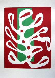 Serigrafìa Matisse, El alga blanca, 1947