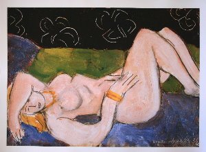 Giclée Matisse, Nu allongé