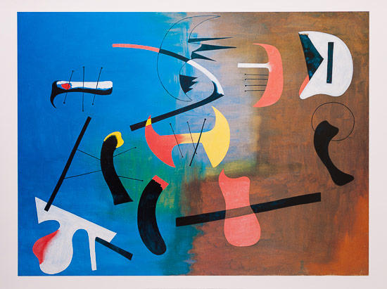 Affiche Joan Miro : Composition, 1933