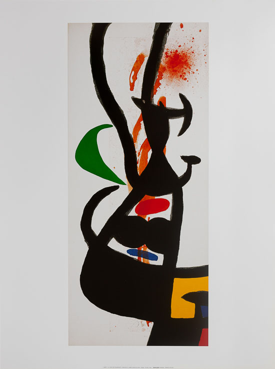 Affiche Joan Miro : Chef des équipages, 1973