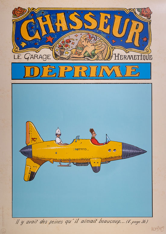 Jean Giraud, Moebius poster : Major - Le chasseur dprime