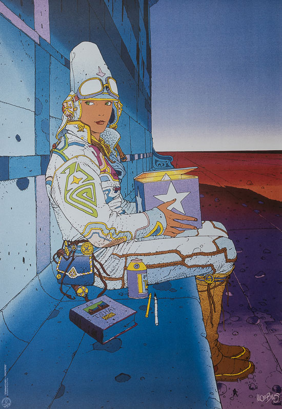Jean Giraud, Moebius : Starwatcher - Frontire : Affiche, poster BD