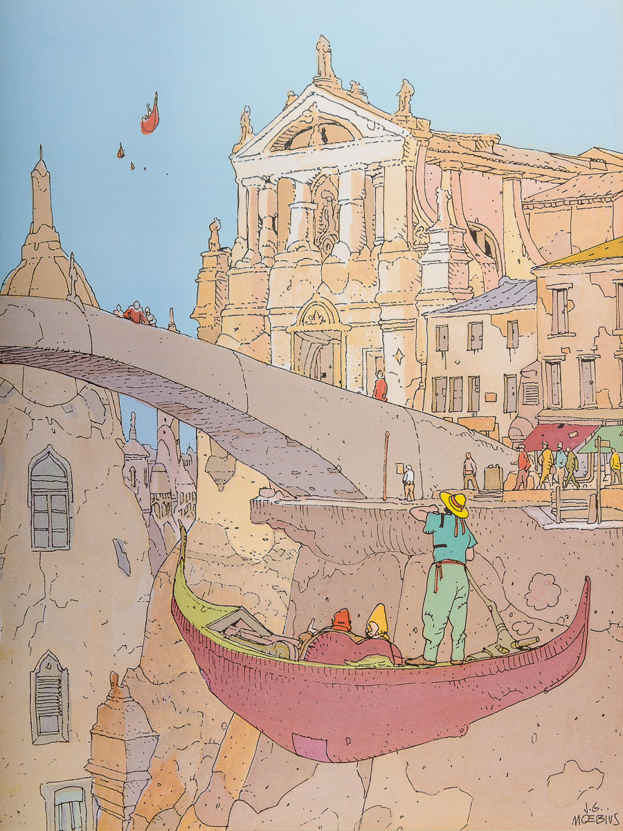 Framework Indsigt Teenager Jean Giraud, Moebius : Venice : Comics poster