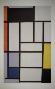 Cuatricromía Piet Mondrian, Composición, 1921