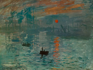 Claude Monet poster, Impression, Rising Sun, 1872