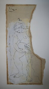 Serigrafía Pablo Picasso, Mujer con cántaro (1927)