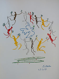 Affiche Picasso, La ronde de la jeunesse, 1961