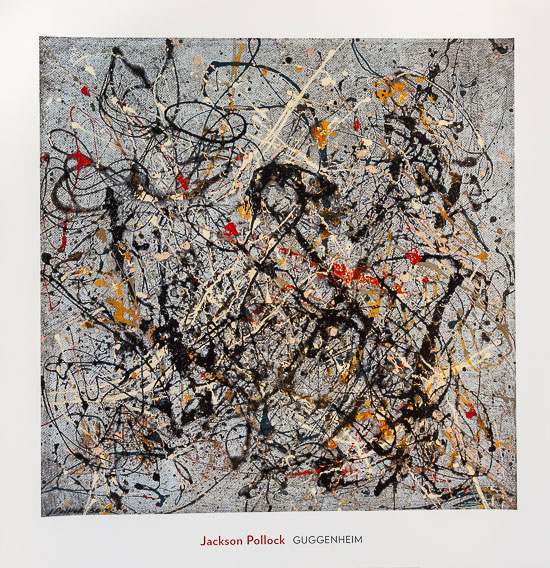 Lámina Jackson Pollock, Number 18, 1950