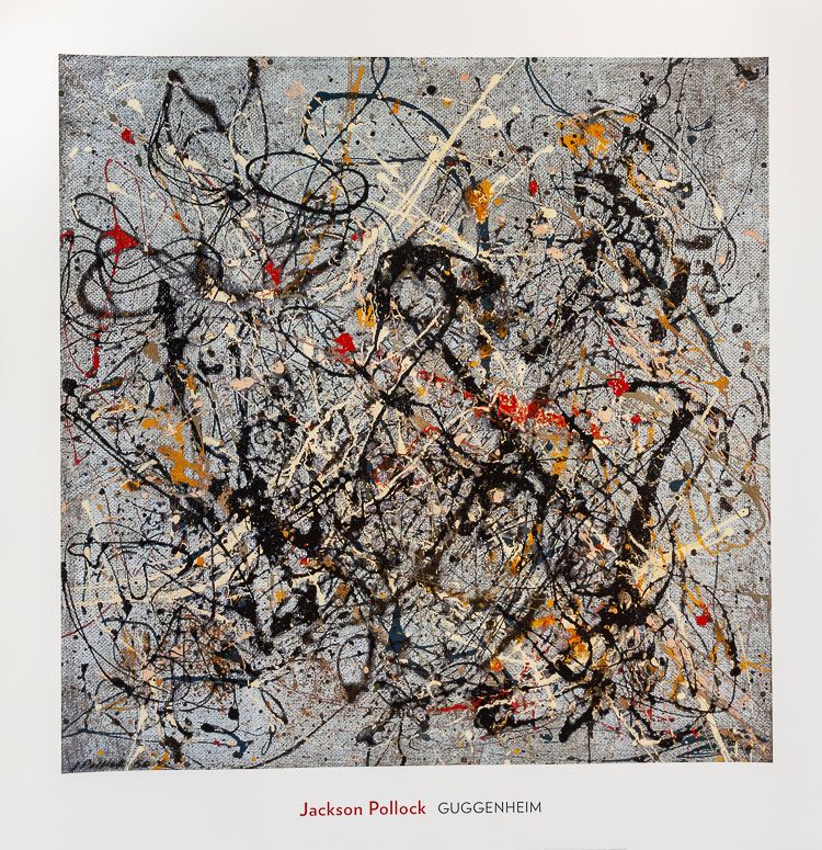 Rede Elskede Justerbar Jackson Pollock : Number 18, 1950 : Reproduction, Fine Art print, poster