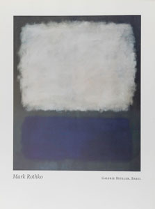 Affiche Mark Rothko, Bleu et Gris, 1962