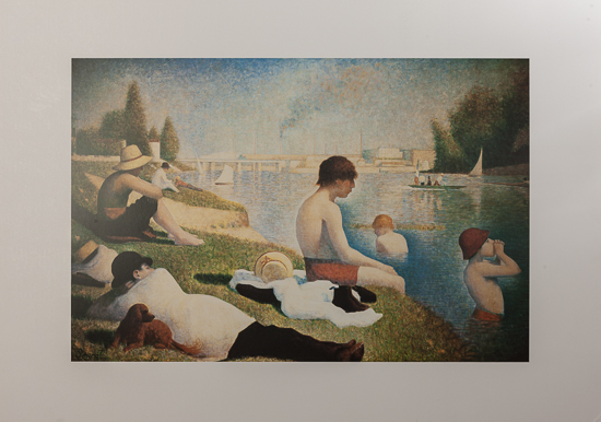 Lmina Georges Seurat, Un bao en Asnieres