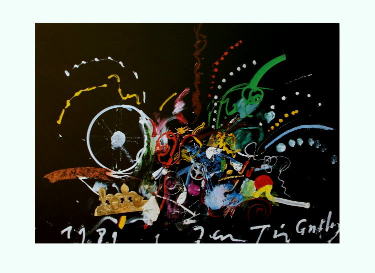 Jean Tinguely poster, Untitled 1989