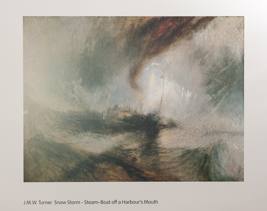 Lmina William Turner, Snow Storm - Steam-Boat off a Harbour's Mouth