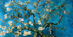 Vincent Van Gogh print, Almond Branch in bloom, 1890