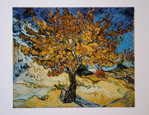 Vincent Van Gogh print, The Mulberry Tree at Saint-Rémy, 1889