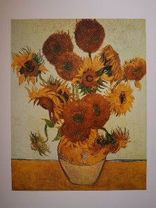 Affiche Van Gogh, Les tournesols, 1889