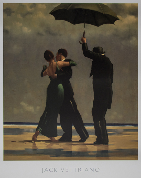Jack Vettriano poster print, Dancer in Emerald