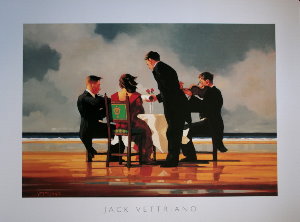 Jack Vettriano print, Elegy For A Dead Admiral