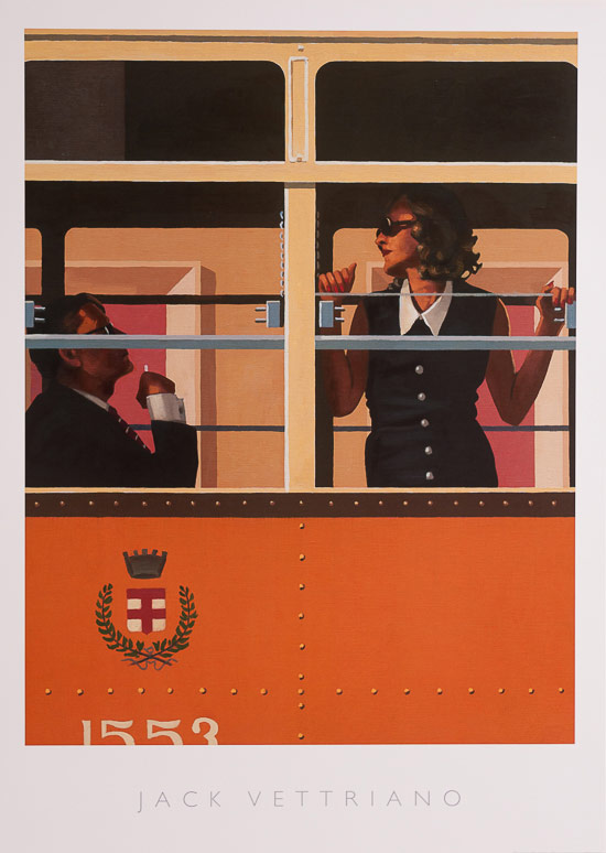 Jack Vettriano poster print, The look of Love