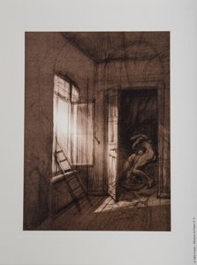Bernard Yslaire Art print, Sambre : Lovers in the shade