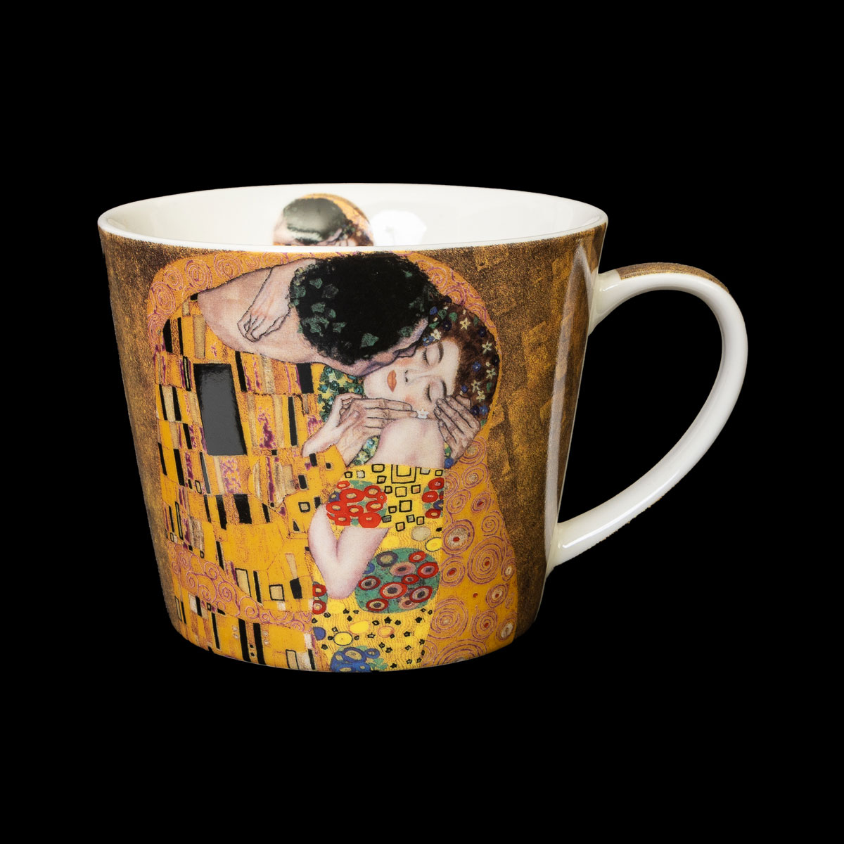 Grande taza Gustav Klimt, El beso