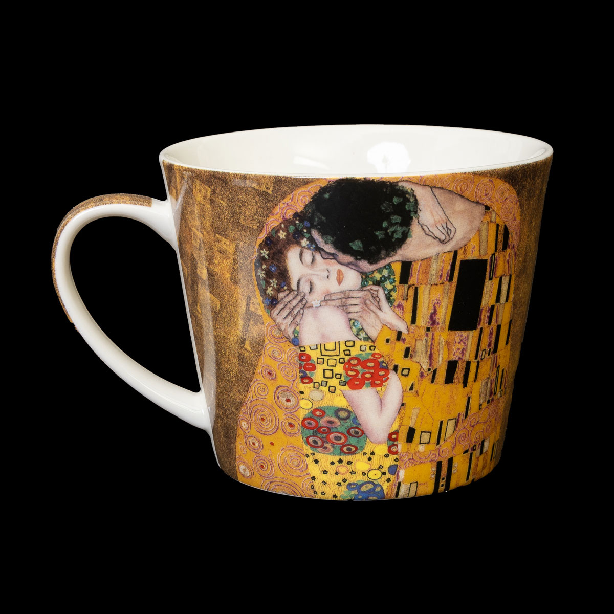 Grande taza Gustav Klimt, El beso