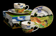 Set di 2 tazze Espresso Claude Monet, I papaveri