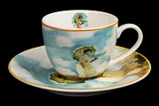 Set di 2 tazze Espresso Claude Monet, Donna con parasole