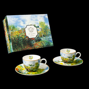 Claude Monet Set of 2 espresso cups : The Artist's House