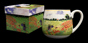 Claude Monet Snuggle Mug : Poppy Field