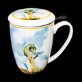 Mug con infusore per tè Claude Monet, Donna con parasole
