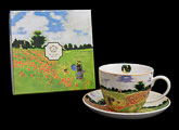 Claude Monet Tea cup and saucer : Poppy Field
