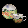 Claude Monet Tea cup and saucer, Poppy Field